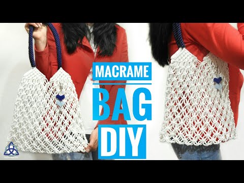 macrame beach bag diy