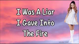 Ariana grande/song/I was a liar/with lyrics/ Resimi