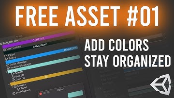 Free Asset #01 - Customized Hierarchy - Easily Color And Organize Your Projects