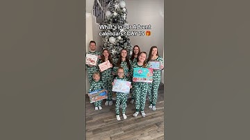 OPENING OUR ADVENT CALENDARS! DAY 15 🎄 #shorts #holidayswithshorts