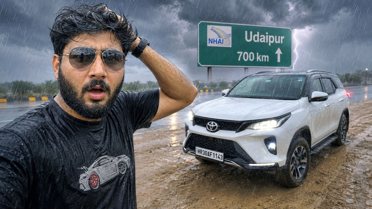 Fortuner भी उड़ जाती इस तूफ़ान में तो 😳 Most RISKY 700km Trip with Legender