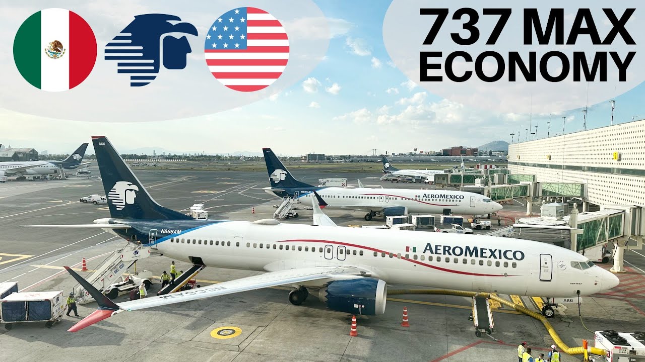 MINIMAL Service on AEROMEXICO 737 MAX 8 ECONOMY Class (MEX to LAX