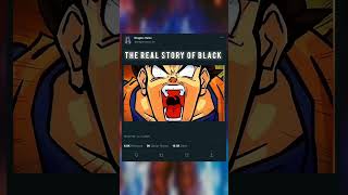 The Real Story of Goku Black 🥺💔.#shorts #gokublack #gohan #goten #chichi.