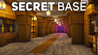 Minecraft: Secret Underground Base Tutorial (how to build 1.17)