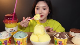 ENG SUB)Baskin-Robbins New Menu Ice Lemona and Lemona Blast Mukbang ASMR Eating Show