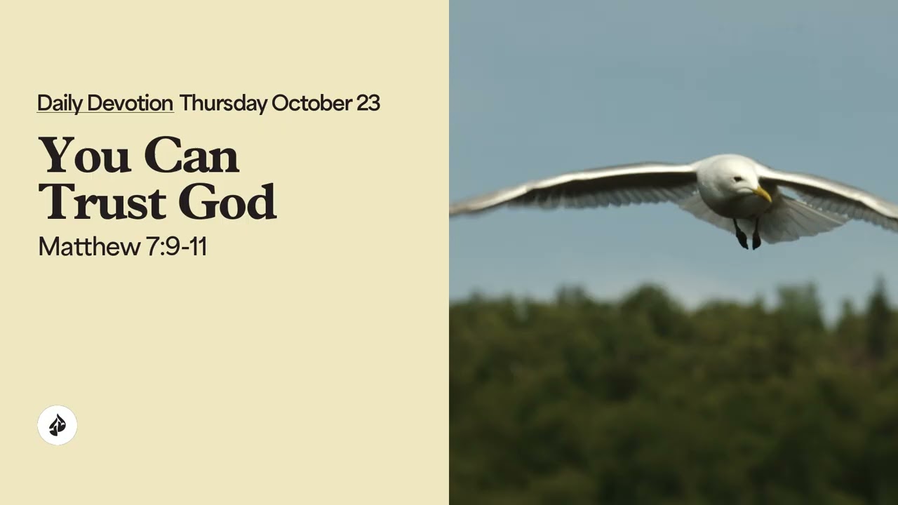 You Can Trust God – Daily Devotional