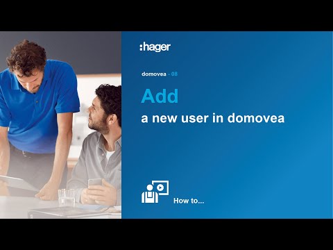 8. Add a new user in domovea