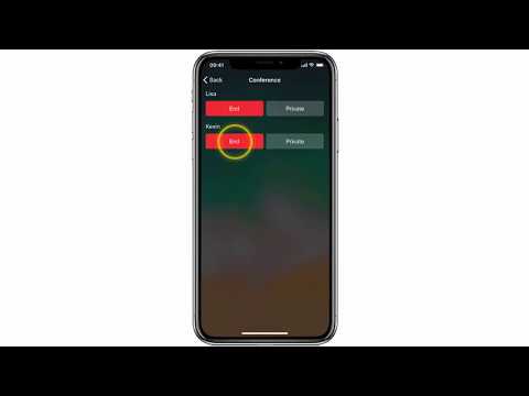 Video: Bagaimana cara melakukan panggilan konferensi di iPhone XR saya?