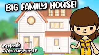 TOCA BOCA NEW BIG FAMILY HOUSE! 🏠 İnceleme! - TOCA LİFE QUEEN - TOCA LİFE WORLD TÜRKÇE