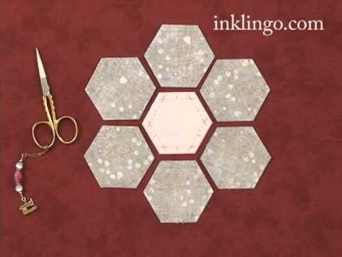 Quick Machine Sew Hexagon Flower Quilt Block • Craft Passion