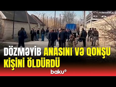 Kürdəmirdə qandonduran cinayət | Gözü dönmüş şəxs kəndi bir-birinə qatdı