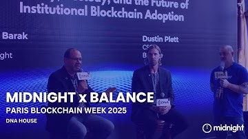 Midnight x Balance Fireside Chat: Privacy, Custody, and the Future of Institutional Adoption