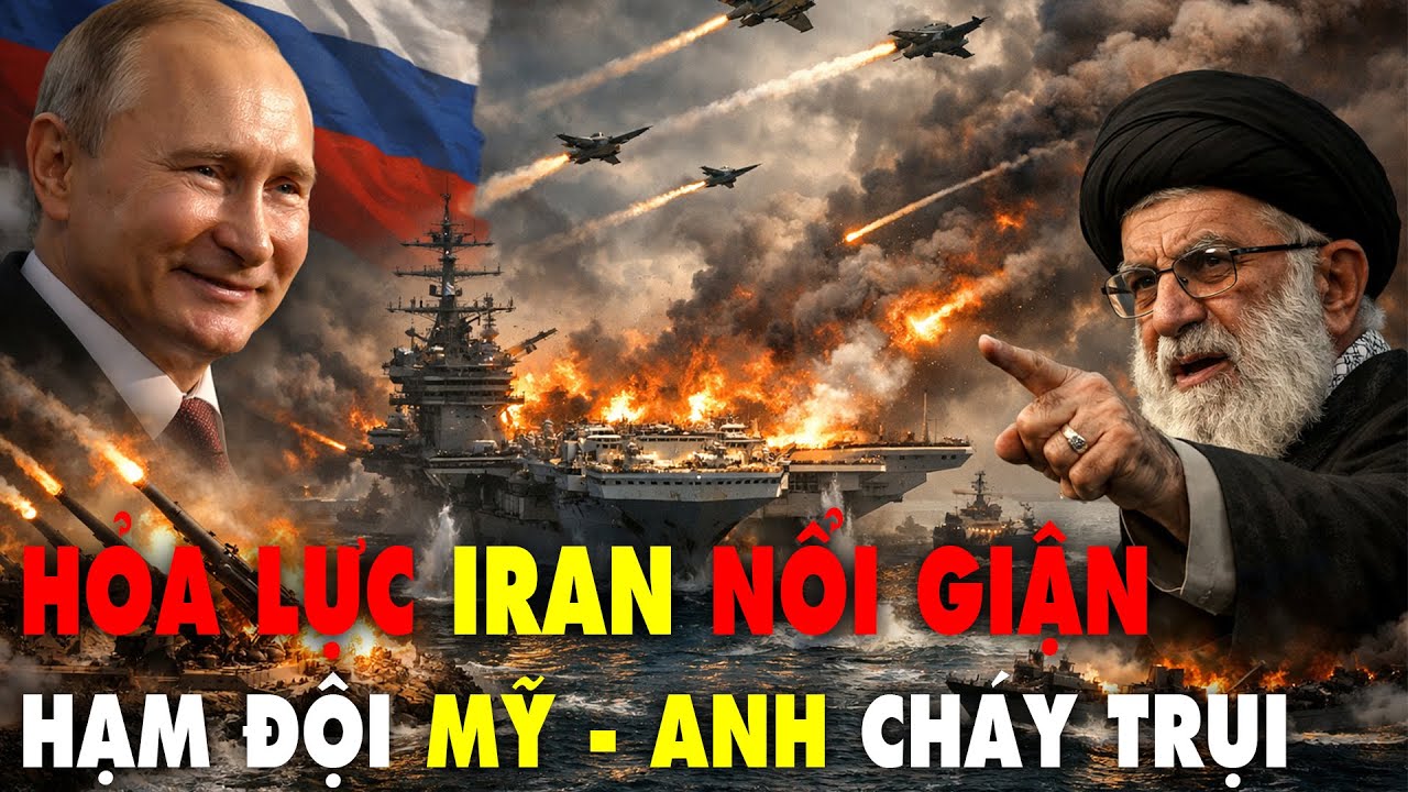 Nga liên minh Iran quét sạch hạm đội Mỹ - Anh ở vịnh Ba Tư, lập lại trật tự biển