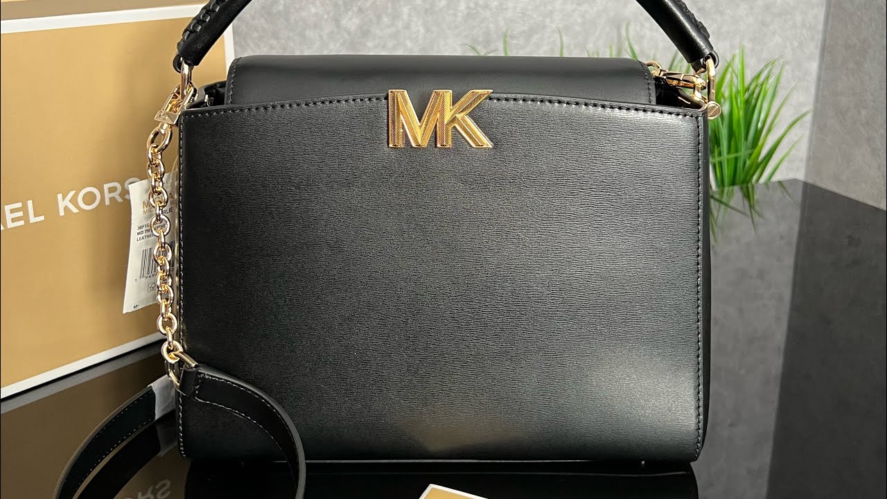 MK KARLIE SMALL LEATHER CROSSBODY BAG {UNBOXING} 