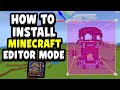 How to install Minecraft Editor Mode Simple Tutorial
