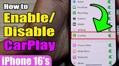🚗 How to Enable/Disable CarPlay on iPhone 16/16 Pro Max 📱 | iOS 18 Settings Guide