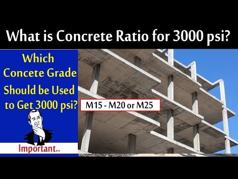 Vídeo: Qual é a diferença entre concreto de 3000 psi e 4000 psi?