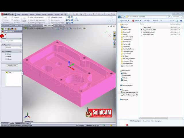Ordnerstrukturen in SolidCAM