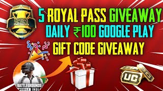 Mega Giveaway Season 20 M1 Royal P In Bgmi Battlegrounds Mobile Free Season 20 Royal P