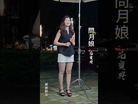 花寶典 ~ 問月娘    (  原唱 : 楊哲  )   台語歌曲  小米樂團  嘉義市  街藝演唱  文化 B 點  2023.07.21