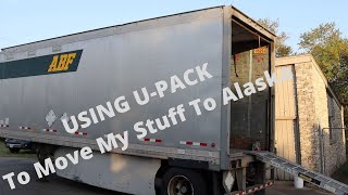 U PACK  My Experinces Using ABF U Pack To Move My Belongings To Alaska From Texas