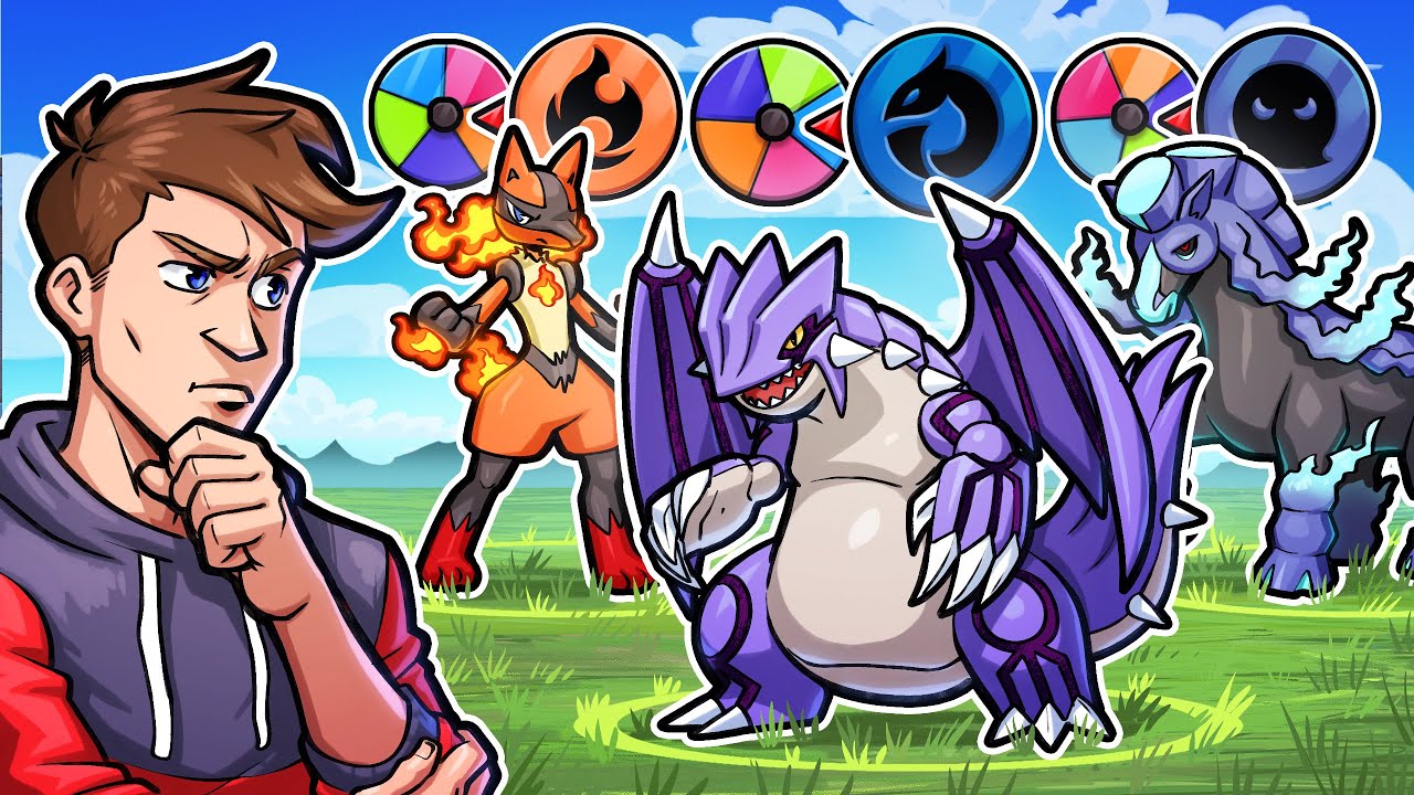 Choose Your Pokemon, BUT The Wheel Changes Their Type!
