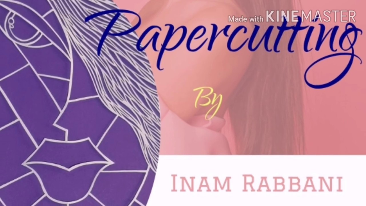 Learn how to papercut a abstract face with love while listening ...