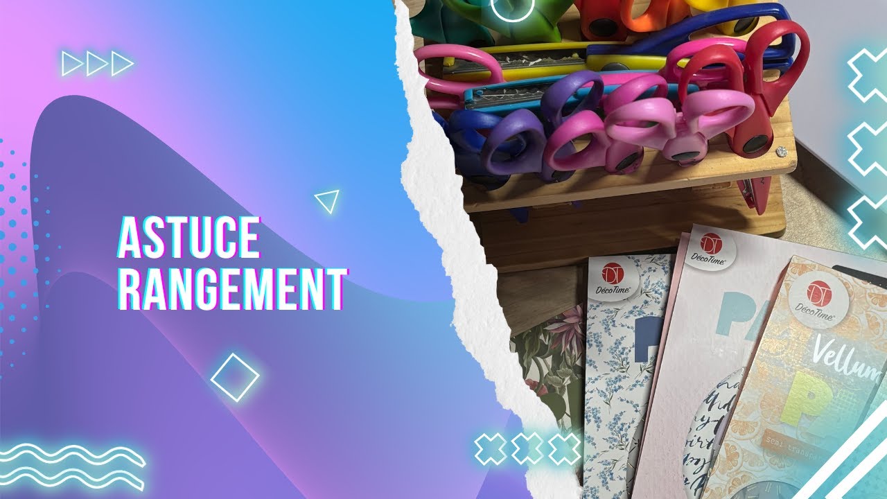 Tuto Astuce Rangement Dies Cut Avec Velum 100% ACTION