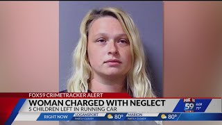Pregnant Anderson woman accused of neglect for leaving five children inside a car