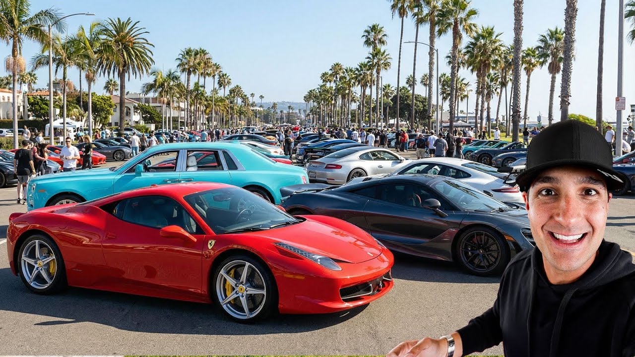 TIREI A FERRARI 458 DA GARAGEM * ENCONTRO DE CARROS NOS ESTADOS UNIDOS 🇺🇸 *