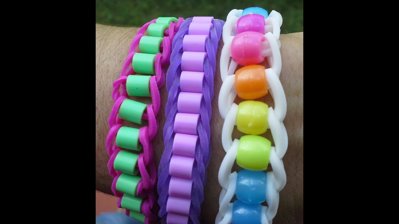 Faire un bracelet en élastique avec des perles