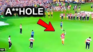ZERO Sportsmanship Moments in Ryder Cup