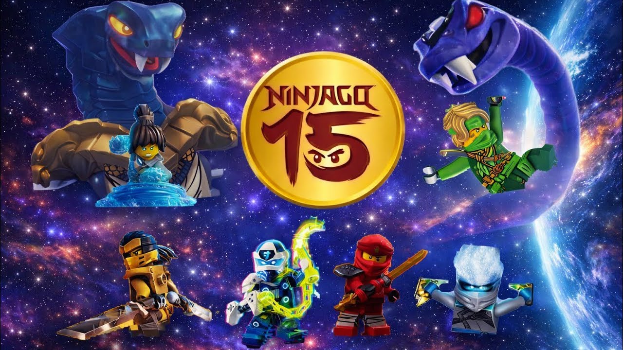 Lego ninjago 15th anniversary power rangers cosmic fury