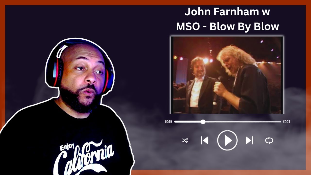 FIRST TIME REACTING TO | John Farnham w MSO - Blow By Blow - High Quality