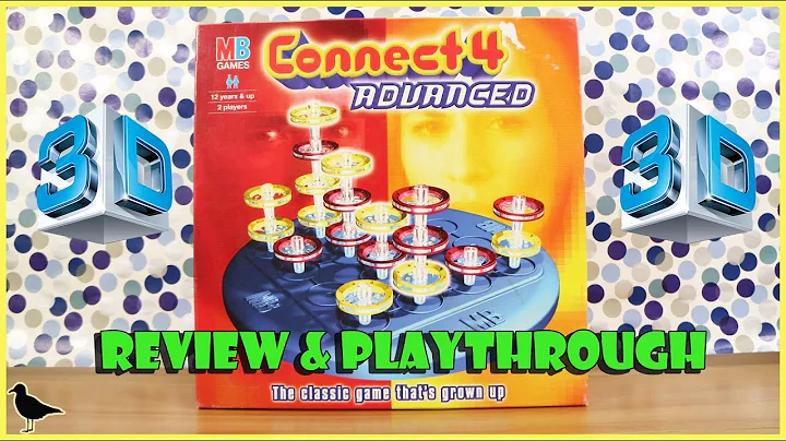 Connect 4 Advanced Board Game Full Playthrough & Review! | Board Game Night
