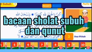 belajar menyenangkan bacaan sholat subuh+qunut ll game solitekids screenshot 4