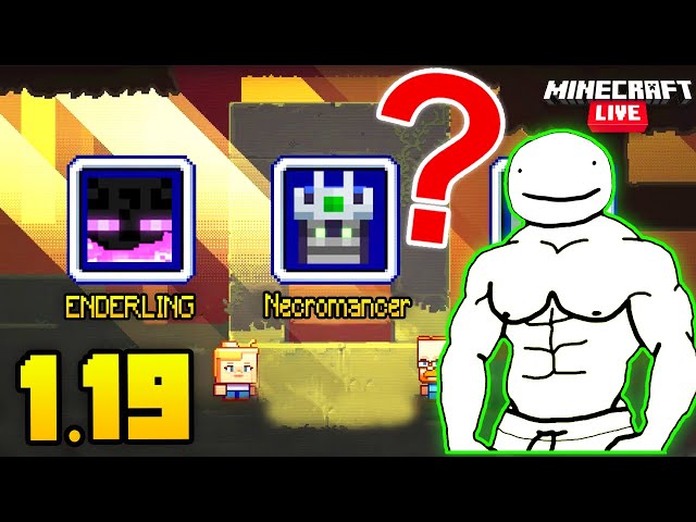 Minecraft da Depressão 🍀 on X: Esses são os Mobs da votação da Minecraft  Live em 2017.  / X