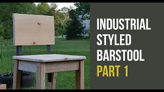 Industrial Styled Bar Stool - Part 1 by Ifiok Obot 253 views 7 years ago 4 minutes, 10 seconds