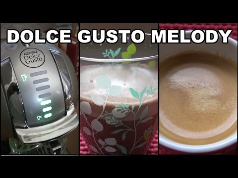 dolce gusto melody automatique titane YY1652FD présentation de la machine et 3 boissons