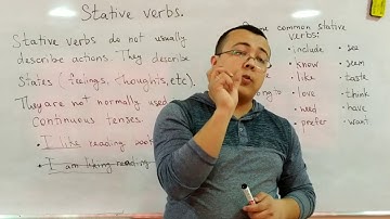 English: Destination B1 Unit 1 (Part 3) | Stative Verbs (Holatni ifodalovchi fe