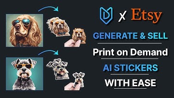 How To Sell AI-Generated Stickers On Etsy In Bulk Using MyDesigns | POD Side Hustle Guide