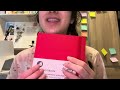 ASMR: tapping on my new journal (soft spoken, book triggers)