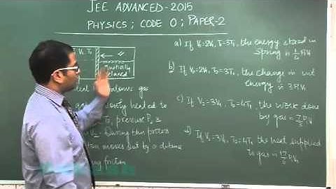 JEE-Advanced 2015 Paper-2 Solution-Physics Video [Q. 09] By Aakash