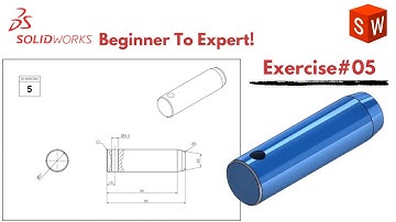 SOLIDWORKS Beginner To Expert Exercise# 05 | Solidworks Beginners Tutorials | #solidworksexercises