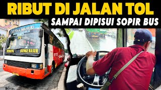 'RIBUT SAMPAI DIPISUI DI JALAN TOL ‼️ KELAKUAN MOBIL INI BIKIN SOPIR BUS EMOSI 🔥' | Ribut di Jalan