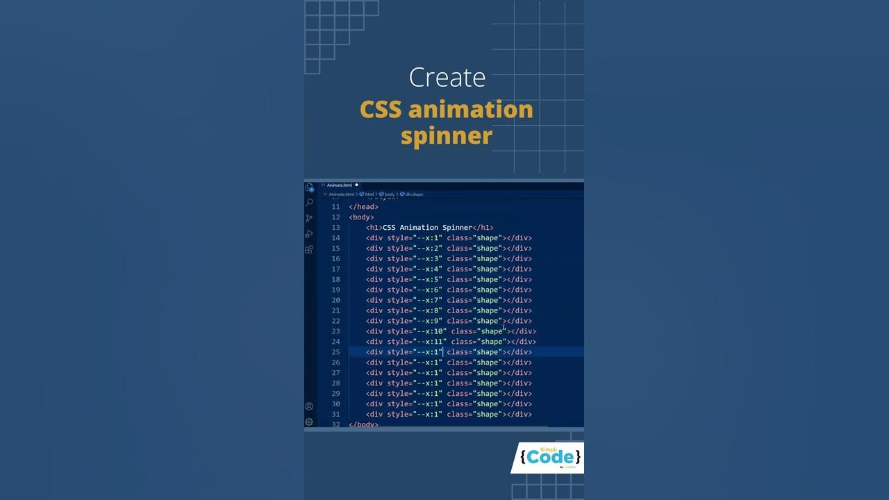 CSS Spinner in 60 Seconds | How to Make Spinner in HTML? | Spinner in ...