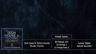 Tech House & Techno Sounds for Sylenth1