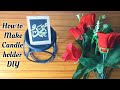 Diy Candle Holder from old Bangles 🪔|Diwali craft ideas|#trendingshorts #youtubeshorts #candleholder