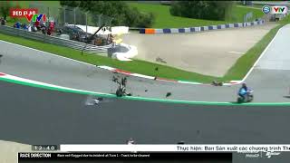 Tai nạn kinh hoàng trên đường đua Moto3 screenshot 4