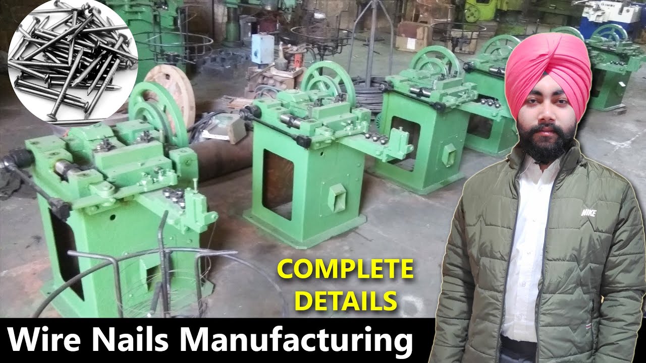 Wire Nails Manufacturing Business. How to Start Nail Factory. Profitable  Small Business Ideas in India